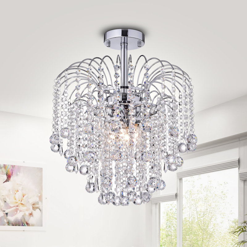 Minatare Crystal Flush Mount