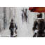 Acrylic Painting Kiss In The Snow