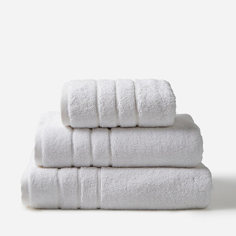 Hotel Luxury Bath Towel - Premium Heavyweight, White