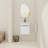 18'' Floating Wall-Mounted Bathroom Vanity with Ceramic Sink-196726385