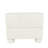 Polyester Square Boucle White Accent Chair