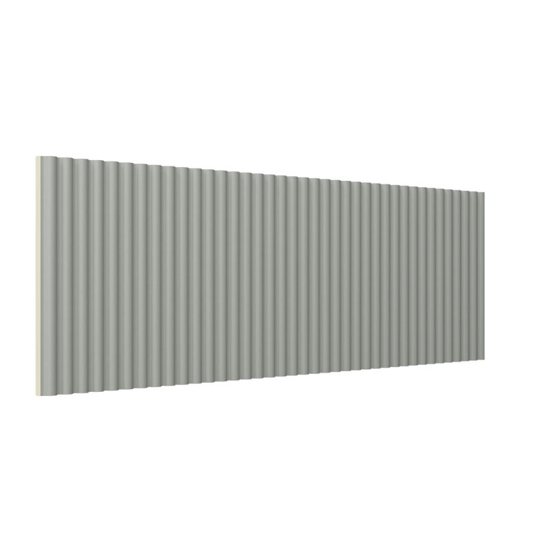 94.5 in Gray Primed Polyurethane Panel Moulding