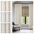 Emery Ivory Linen Blend Light Filtering 40x102" Curtain Panel Pair-119811052-119811055