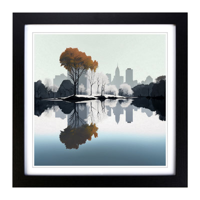 Central Park Minimalism - Framed Print