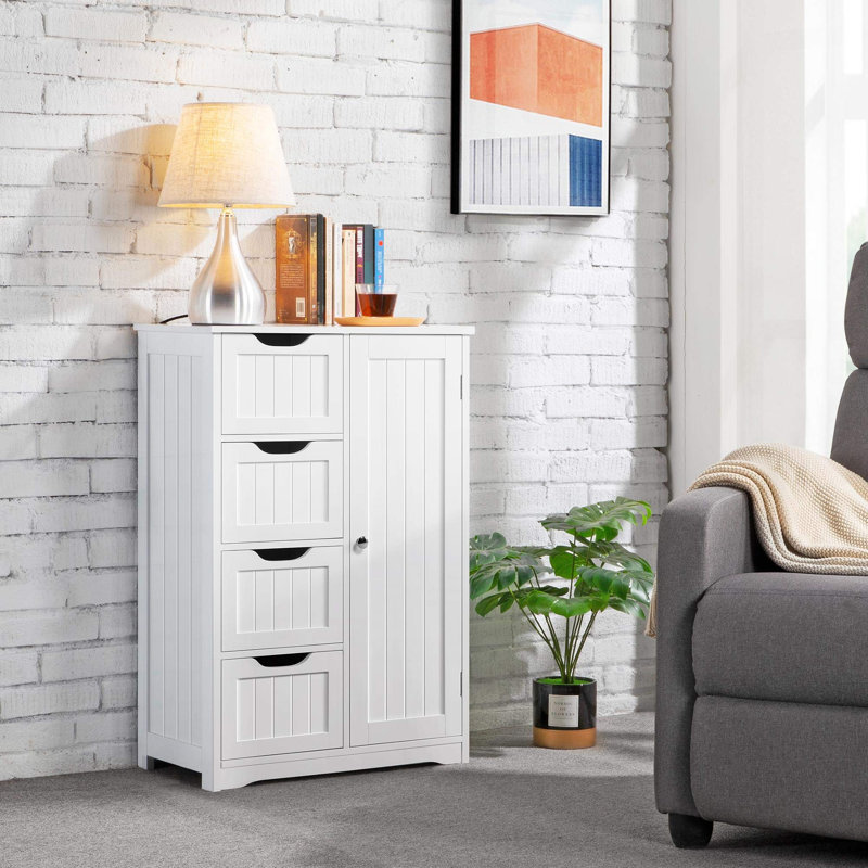 Auton Bathroom Cabinet, White