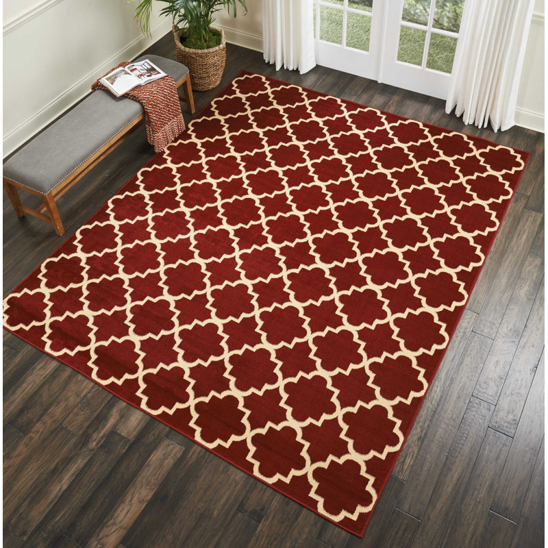 Xaviea Geometric Indoor Rug, Rectangle 7'10" x 9'10"