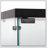 Glass Display Cabinet 4 Shelves with Door, Floor Standing Curio Bookshelf
