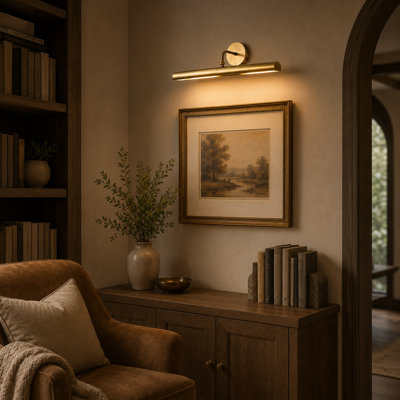 16 Inch Solid Brass Picture Light