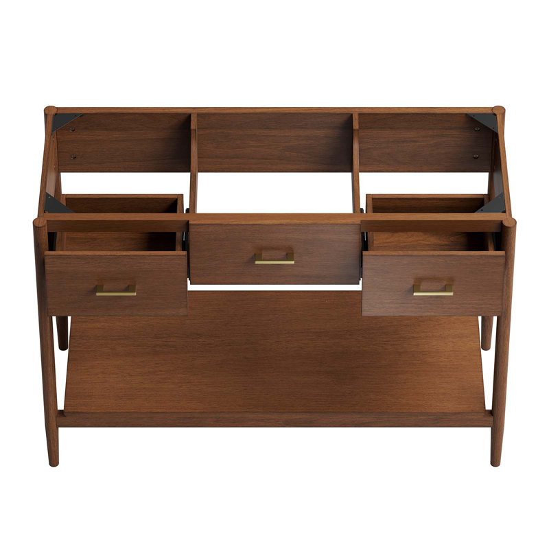 Base de meuble-lavabo double 46,5 po Modway Zaire, Noyer
