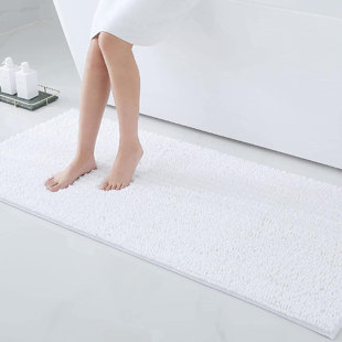 Deparnit Rubber Non-slip Quick Dry Bathroom Rugs 24 X 48