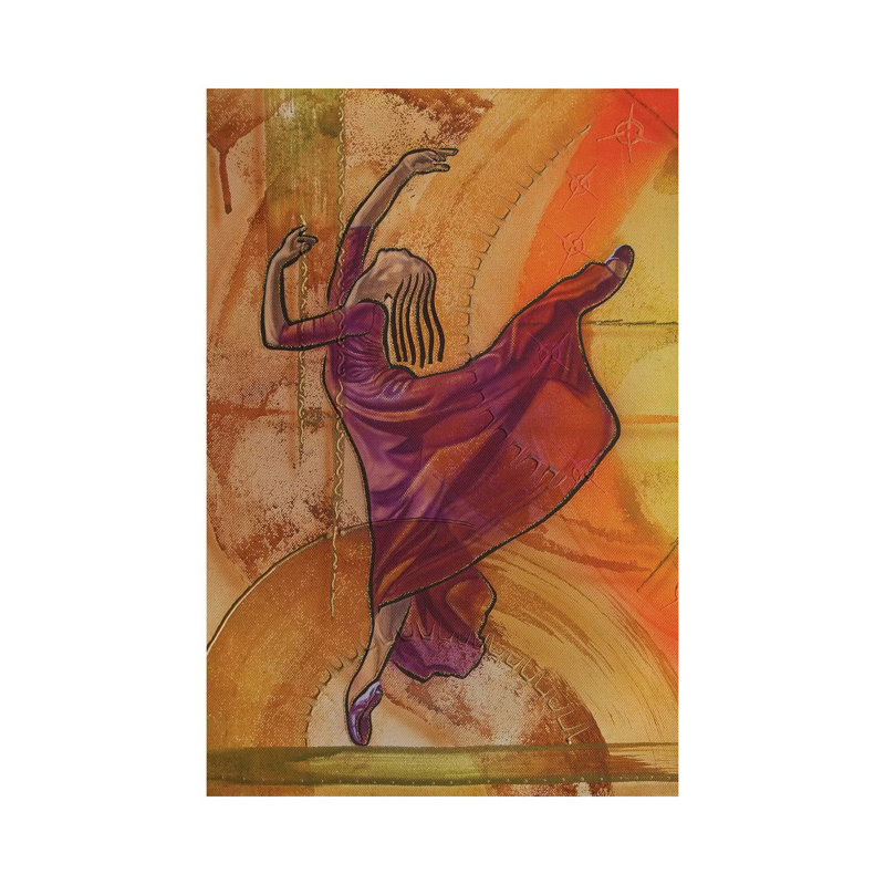 «Joy of Dancing II» par Fred Odle - impression sur toile tendue, H 40 po x l 26 po x P 1,5 po