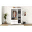 Garde-robe blanche à 3 portes et 2 tiroirs - Pièce de rangement idéale pour la chambre à coucher 2 tiroirs en addition moderne
