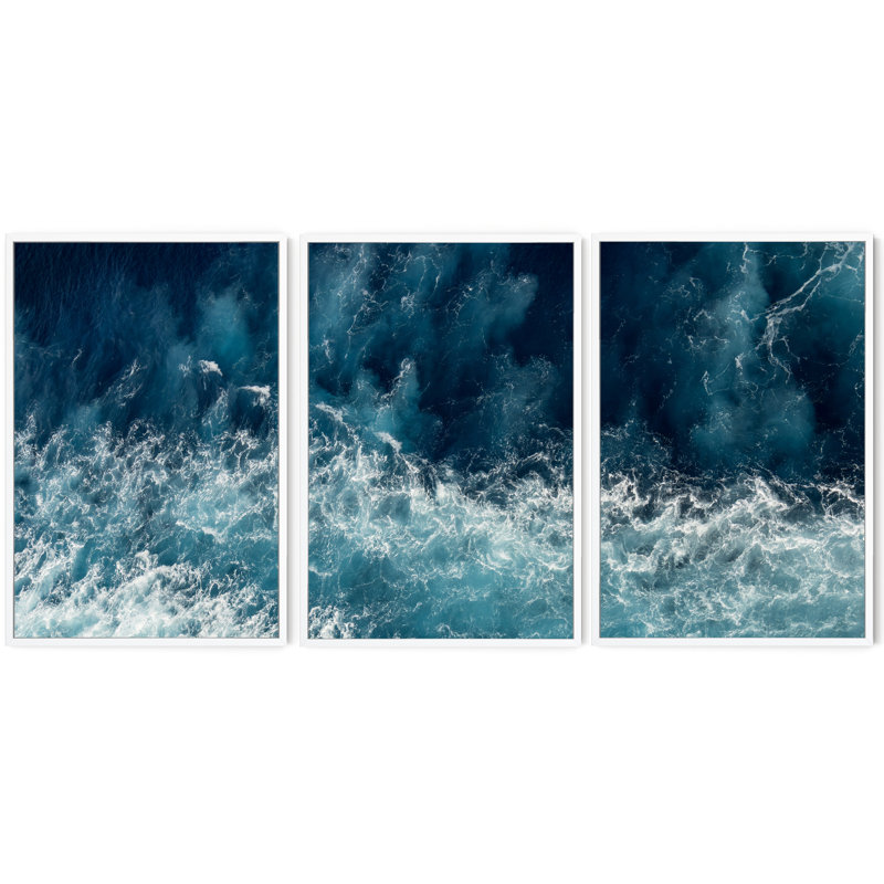 Ensemble d'eau, H 16 po x l 24 po, Blanc