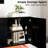 Bhhatu U-shaped Legs Mirrored Finish TV Stand with Electric Fireplace Included-98876980-99357219