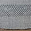Tapis rayé ivoire / bleu marine en coton tissé à plat à la main Annia-28071741
