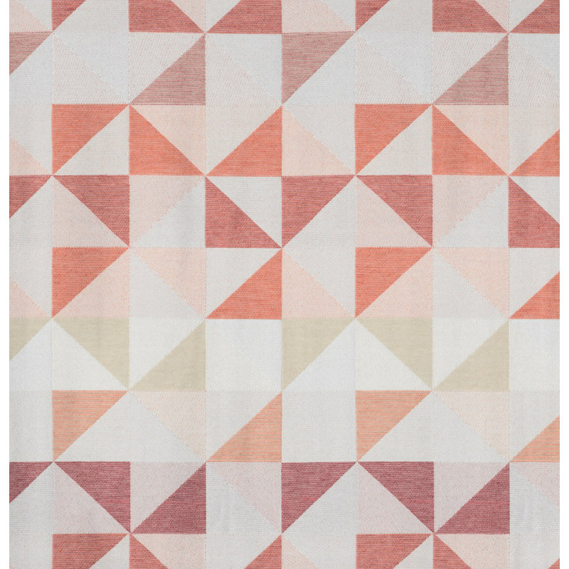 Gareth Tablecloth, 130cm W x 190cm L, Red/Pink/Beige