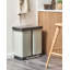 Double Pedal Waste Bin 60 L ECOSORT Metal-949737993