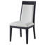 Chaise d'appoint Brookmead gris et noir (ensemble de 2)