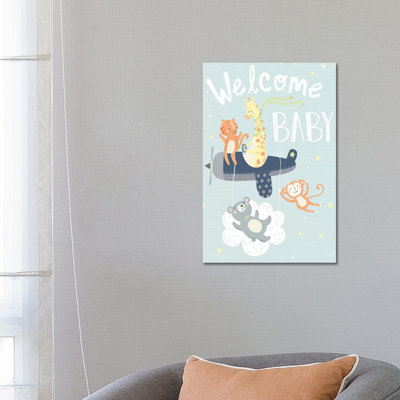 Baby's Adventure II by Arrolynn Weiderhold - Wrapped Canvas Print