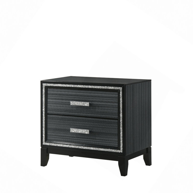 Table de chevet Haiden, Noir