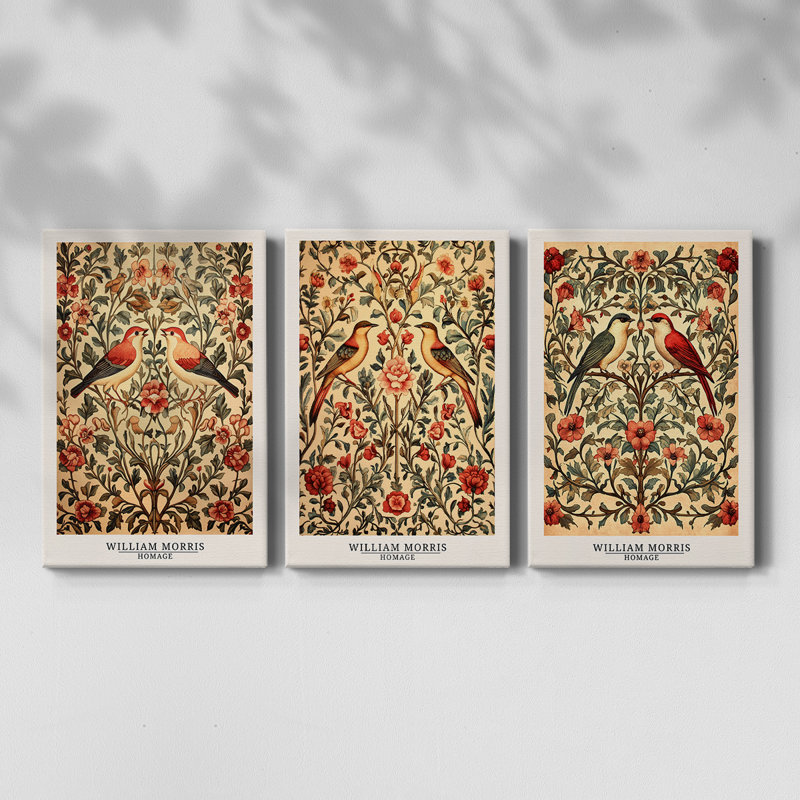 Série sur toile tendue sur mesure - Coffret personnalisé de 3 pièces, H 18 po x l 36 po