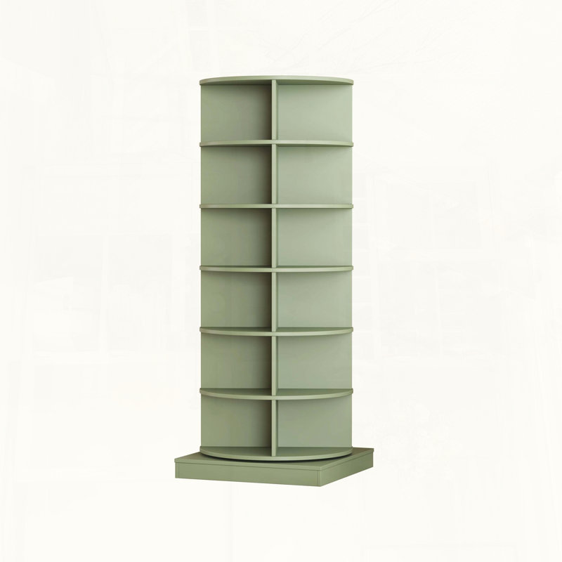 Range-chaussures rotatif 6 couches Green 360, 23.62" H x 56.14" W x 23.62" D, Vert