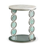 Infinity Marble End Table