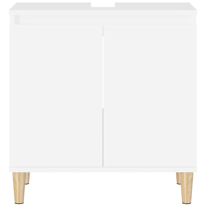 Saajan 58cm Single Bathroom Vanity Base Only, White