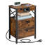 38cm W Bedside Table