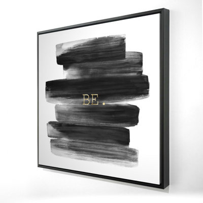 «Be» sur toile