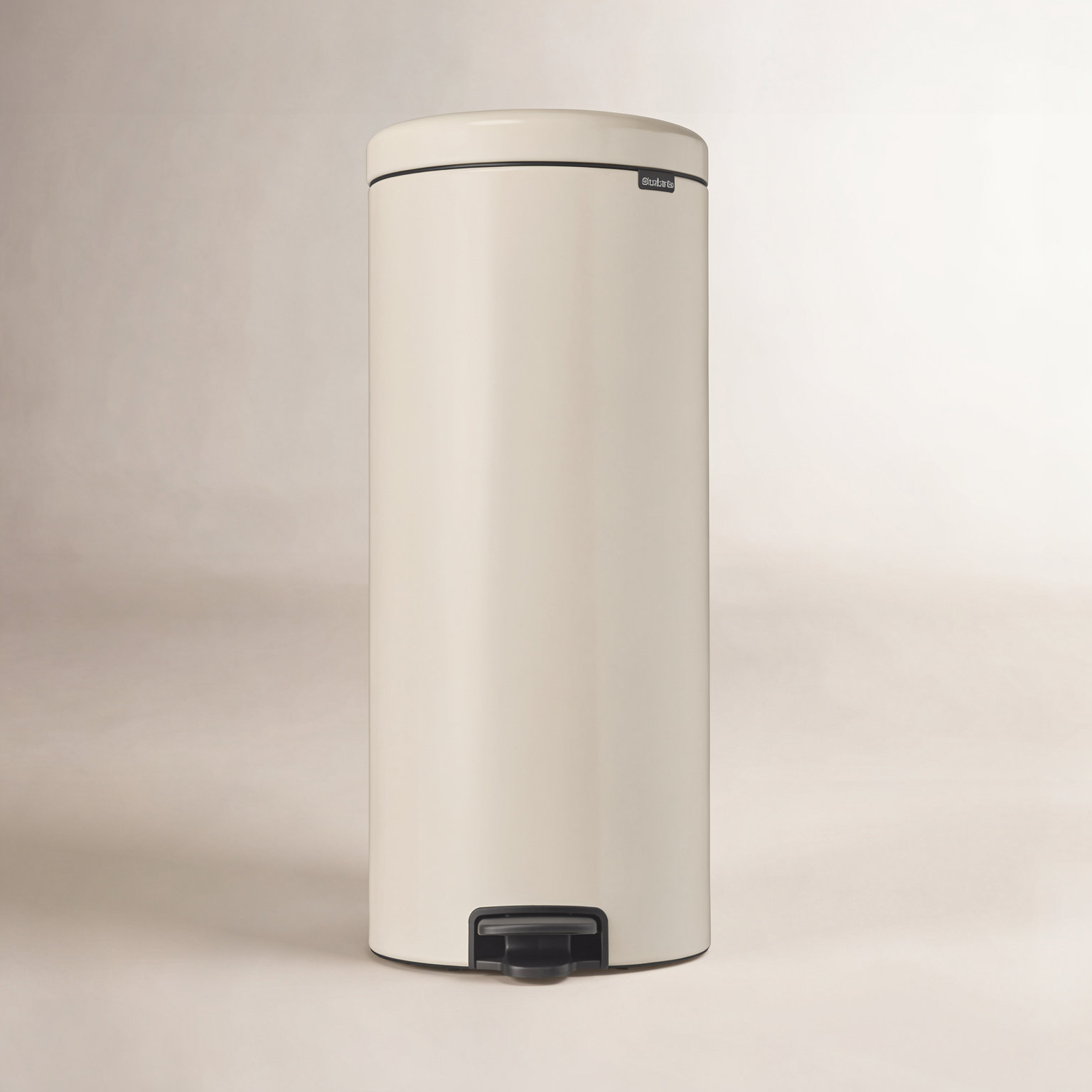 Brabantia Newicon 8gal Step-On Trash Can, Soft Beige