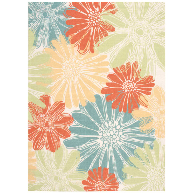 Yvona Indoor / Outdoor Rug, Rectangle 10' x 13'
