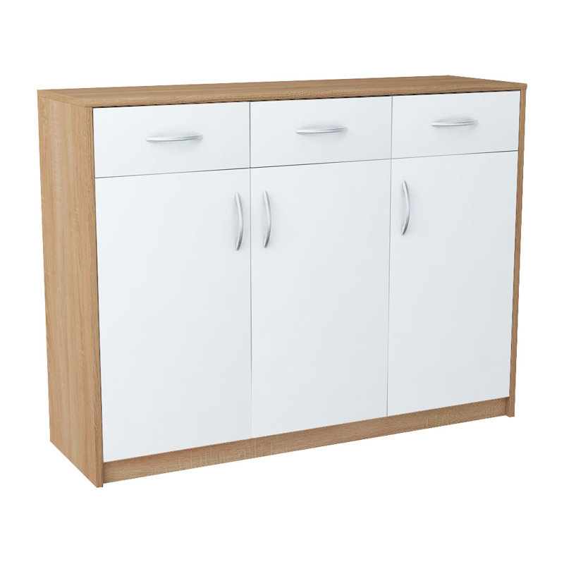 110cm Sideboard, Sonoma/White