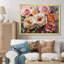 «Carnations Romantic Ruffles Patchwork», reproduction sur toile-481579465-481579466