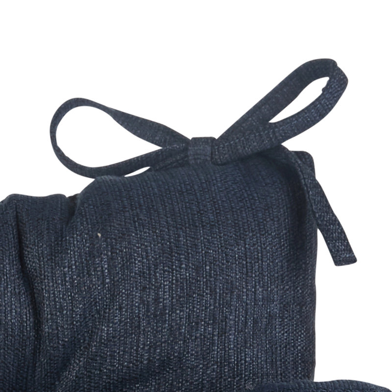 Ensemble de coussins de chaise berçante antidérapants, Indigo