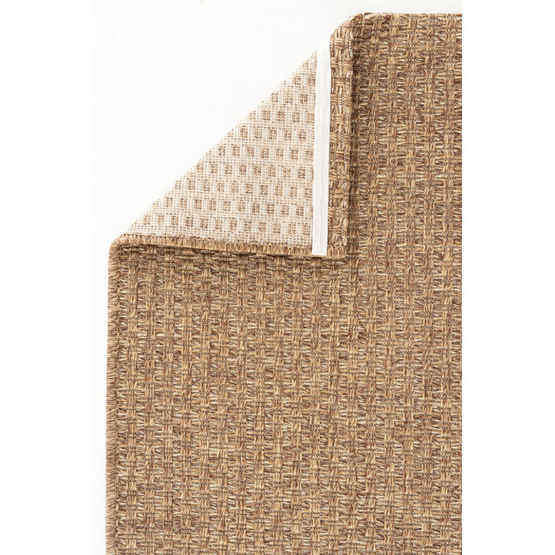 Rodarius Solid Colour Machine Made Indoor / Outdoor Area Rug, Rectangle 5'3" x 8'2"