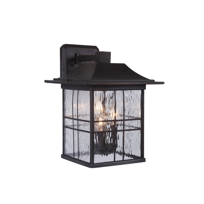 Lanterne murale d’extérieur 3 lumières Sanderson