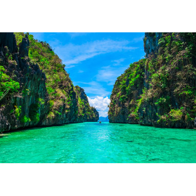 Paysage tropical - photographie sur toile tendue