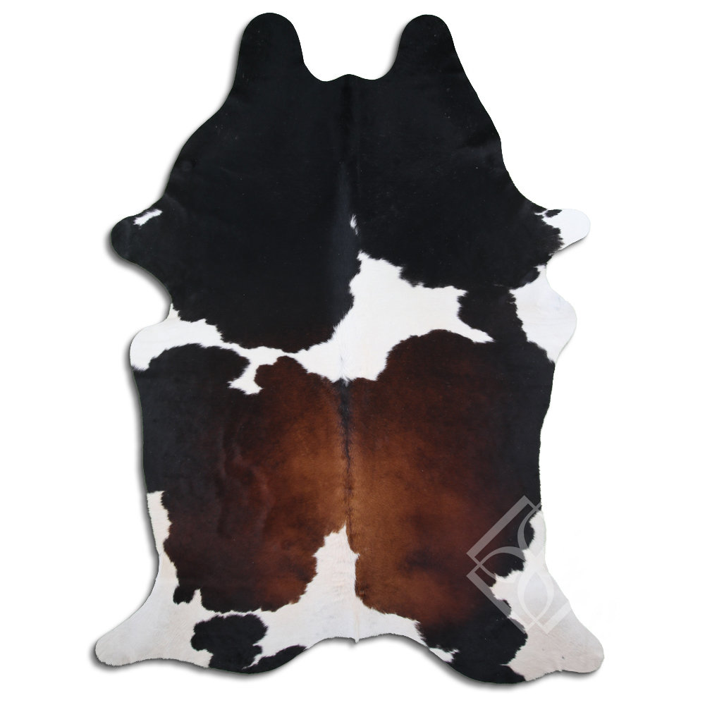 Loon Peak Natural Hair Handmade Cowhide Black/Brown Area Rug - Wayfair ...