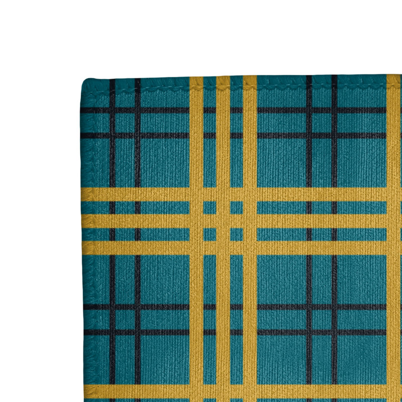 Plaid Indoor Rug, Rectangle 2' x 3'