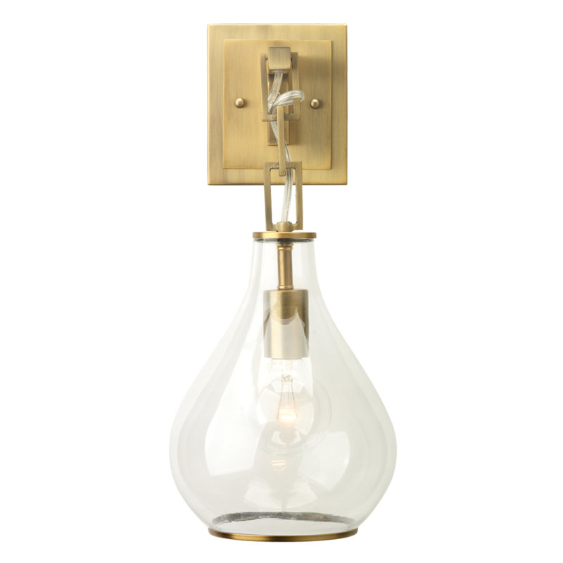 1 - Light Armed Sconce, Brass