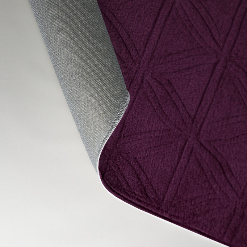 Tapis rouge intérieur et extérieur Trellis, Rectangle 5 pi x 7 pi