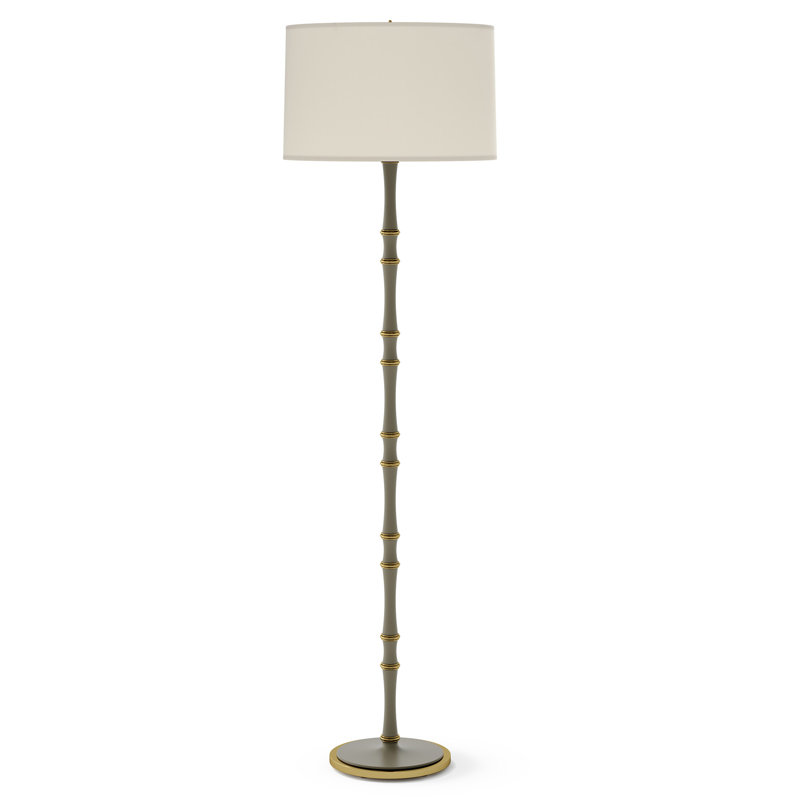 Kane 64.50'' Traditional Floor Lamp, Matte Smokey, Fondine
