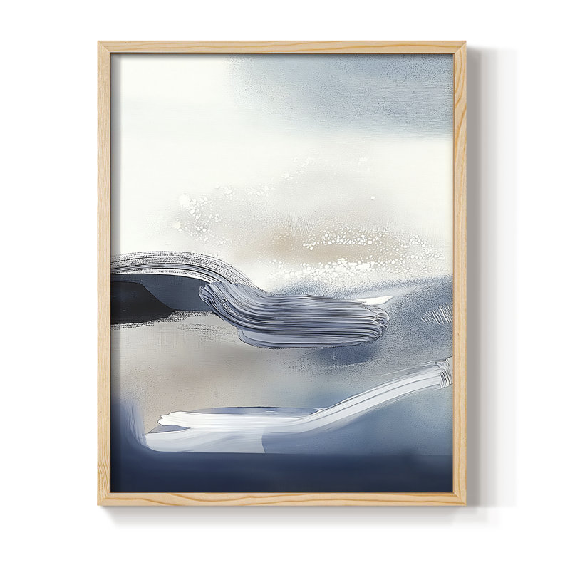 ABSTRACT Series DCCCLXVI, reproduction encadrée - bois massif, H 30 po x l 24 po