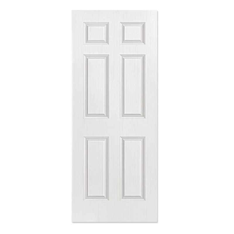 Porte standard à panneaux en PVC / vinyle et bois manufacturé, 36 po x 80 po