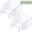 Ensemble de comptoir en acrylique 6 pièces Risers-1978693140-1978693141