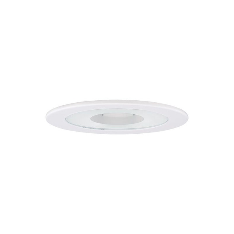 Garniture encastrée de douche 4 po, Blanc