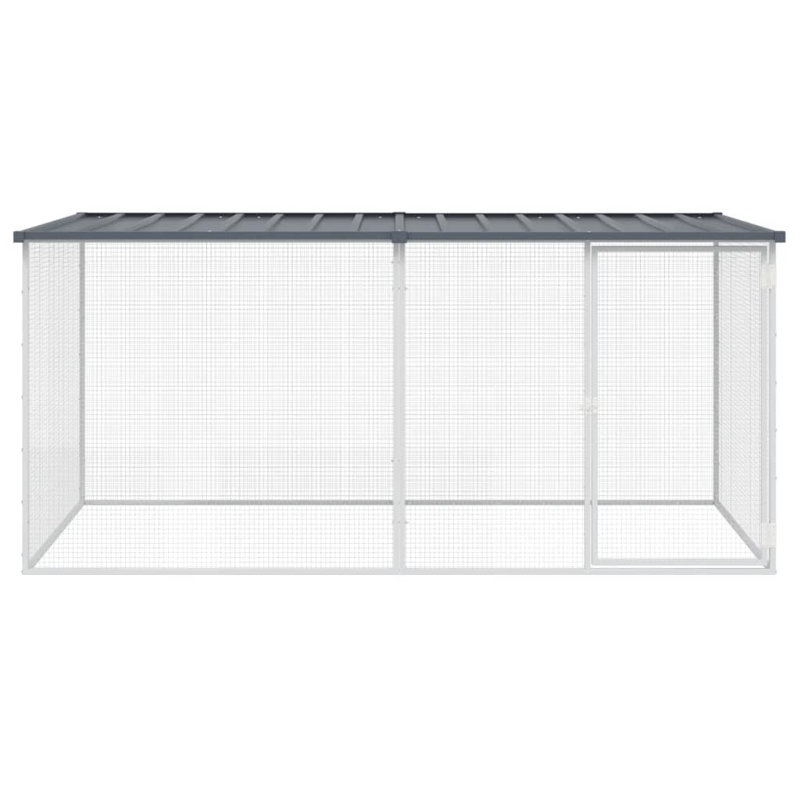 Jenkinsburg Chicken Coop, 90cm H x 203cm W x 98cm D, Anthracite
