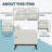 Khadeshia Mid-Century Modern Accent Chair, Lounge Chair, Armchair, Reading Chair with Leather/Mesh Upholstery and Birch Wood Legs-625994062