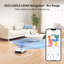 Cordless Robot Vacuum Cleaner and Mop Combo with APP/WiFi/Voice Control Auto-Charging, LDS 9.0 LiDA